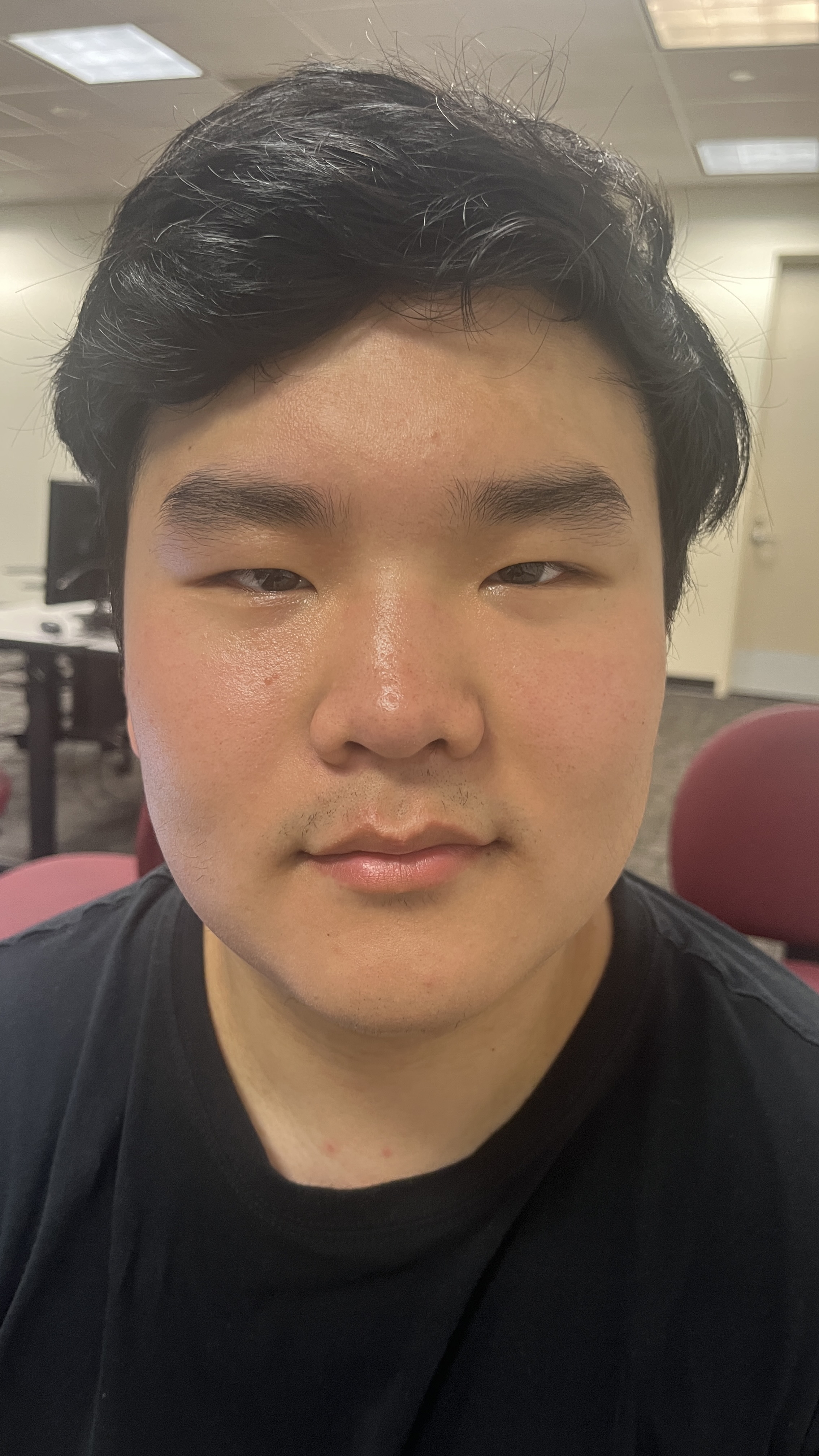 Close-up selfie