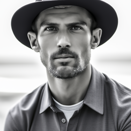 Man with a hat